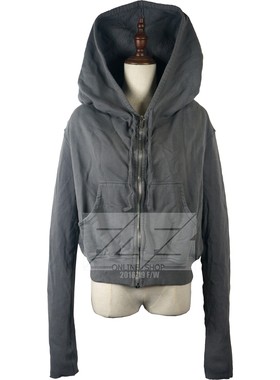 暗黑先锋 深灰色 女士连帽开衫卫衣棉 L号 行货带卡 DUST drkshdw