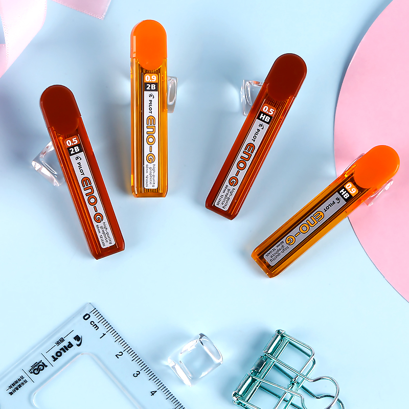日本PILOT 百乐ENOG铅芯 自动铅笔芯0.5/0.7mm不易断铅芯 H/2B/HB