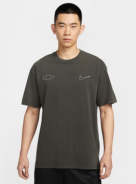 Nike/耐克DevinBooker男士宽松简约经典图案T恤HV6691-133