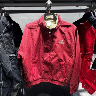 Nike耐克男装外套2026春新年款CNY摇粒绒保暖立领夹克 IQ3705-613