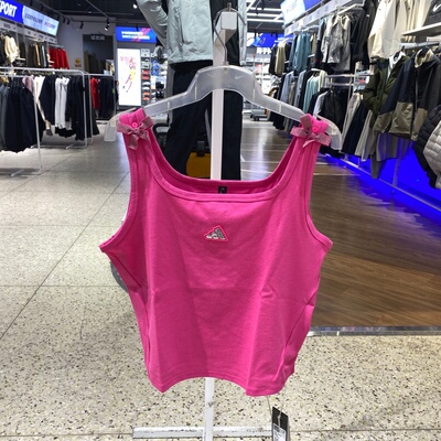 Adidas阿迪达斯背心女春季跑步健身瑜伽透气无袖T恤运动服KS0044