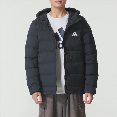 Adidas阿迪达斯男子25冬款运动休闲保暖羽绒服连帽外套夹克KH3993