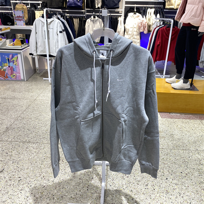 Nike耐克男子针织加绒连帽外套运动服休闲保暖夹克DR0403-063-010