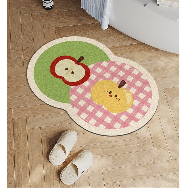 多巴胺浴室地垫家用韩系吸水防滑厕所卫生间门口脚垫门垫