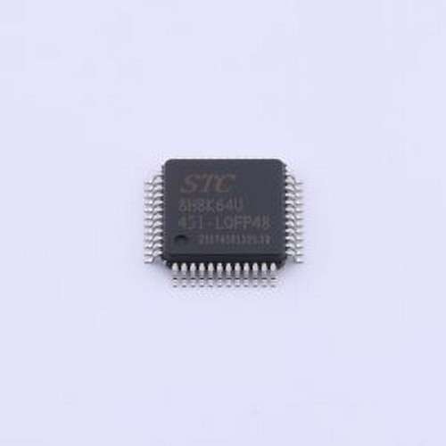 STC8H8K64U-45I-LQFP48 单片机(MCU/MPU/SOC) 宽电压/高速/高可靠