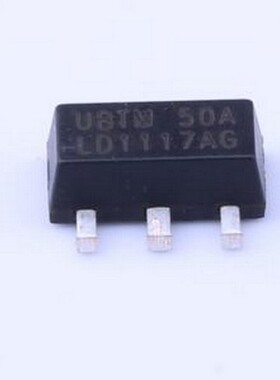 LD1117AG-50-AB3-A-R 线性稳压器(LDO) 输入15V 输出5V 1A SOT-89