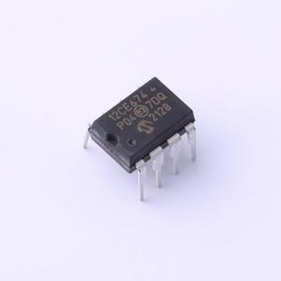PIC12CE674-04I/P 单片机(MCU/MPU/SOC) PIC12CE674-04I/P PDIP-8