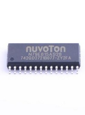 N79E815AS28 单片机(MCU/MPU/SOC) N79E815AS28 SOIC-28-300mil