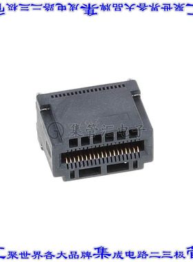 CED010761142001 卡边缘连接器76POS母头2排0.8mm黑色镀金