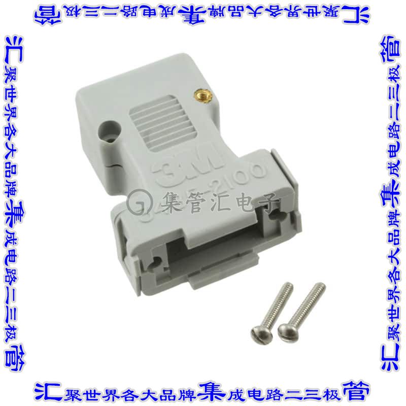 3485-2100R 连接器9POS后壳180度无屏蔽灰色