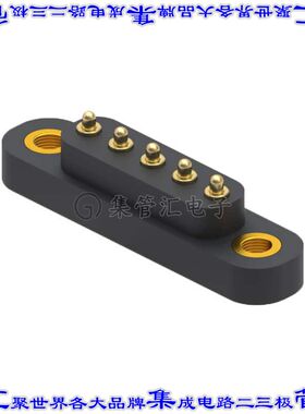 858-22-005-80-012101 弹簧式连接器5POS活塞型4mm通孔镀金