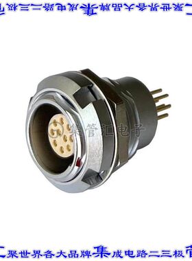 MMI-M1RSG10P 圆形连接器10POS插座母插口焊接镀金面板安装通孔