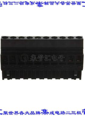 1958570000 端子块连接器10POS插头母插口5mm黑色自由悬挂