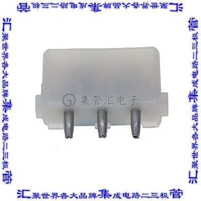 1586514-2 针座连接器3POS接头5.08mm公形插针通孔直针镀金