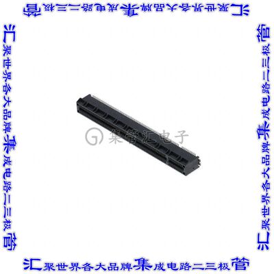5-2337939-4 卡边缘连接器164POS母头2排1mm黑色镀金