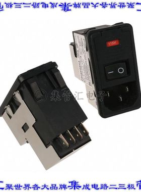 PS0SXDSXA 电源接入连接器3POS插座公插片模块IEC320-C14面板安装