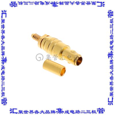 FFS.01.250.DLAE24 同轴连接器插头公引脚焊接50欧姆自由悬挂