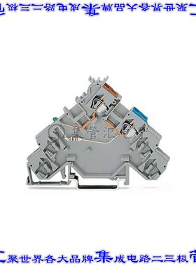 280-584/281-483 端子块连接器2POS隔离5.0mm灰色12-28AWG