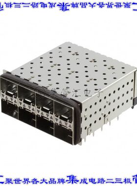 2007399-5 插拔式连接器160(20x8)插座成组(2x4)SFP+通孔直角压配