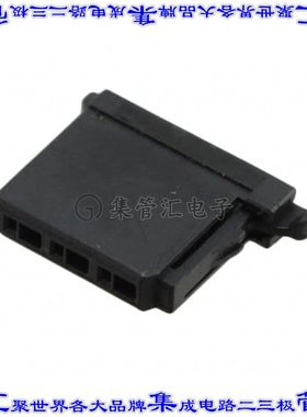 1-1827579-1 矩形连接器外壳3POS插座3.3mm母形插口黑色自由悬挂