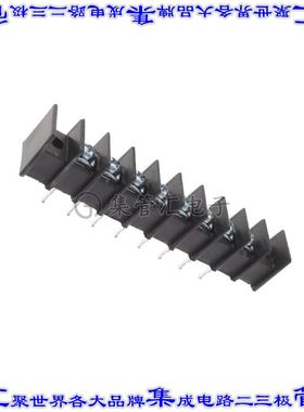 T38021-08-0 端子块连接器8电路隔板接线座9.53mm螺钉带紧固板