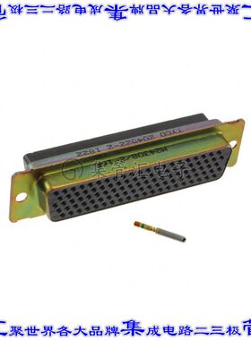 204522-2 连接器104POS插座母插口5排D-Sub高密度面板安装