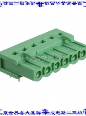 1786446 端子块连接器6POS接头母型插口5.08mm绿色90DEG通孔