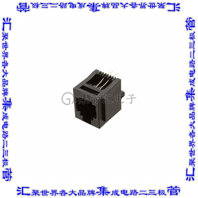 MTJ-643X1 接插件连接器MODULAR JACK 6P4C