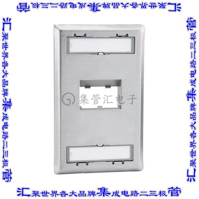 CFPSL2S 接插件连接器FACEPLATE, 2 PORT, SINGLE GANG S