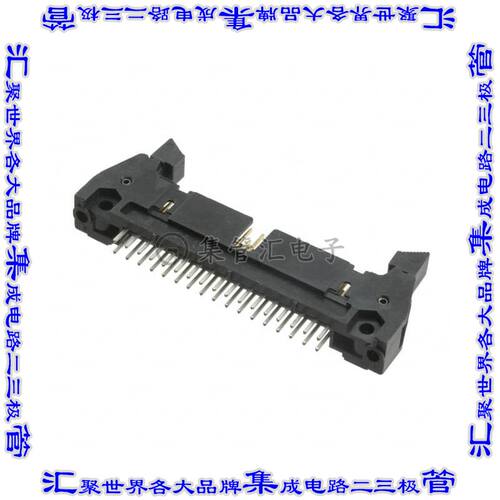 D3431-6202-AR 针座连接器34POS接头2排2.54mm公形插针通孔直针镀