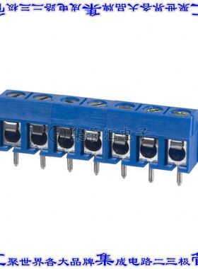 OSTTC072162 线对板连接器7POS接线端子5.08mm通孔水平带板