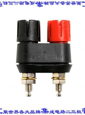 6884 接插件连接器CONN BIND POST DL FLUTD BLK/RED