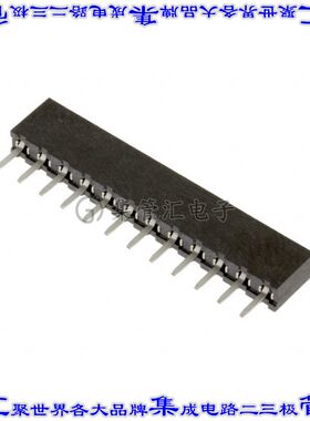 M22-7131242 针座连接器12POS插座2mm母形插口通孔直针镀金