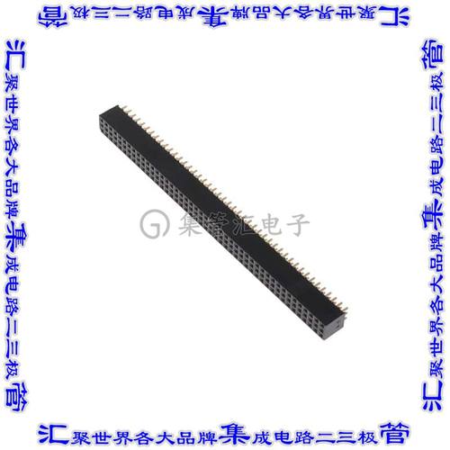 SSW-145-01-G-T 针座连接器135POS插座3排2.54mm叉状通孔直针镀金