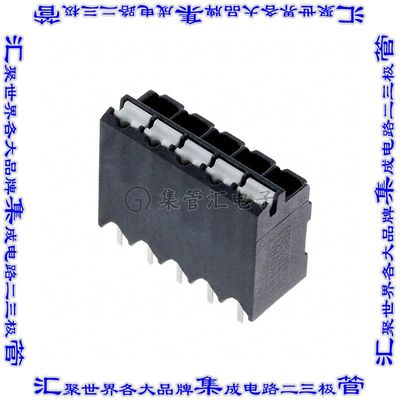 1823337 线对板连接器5POS接线端子3.81mm通孔垂直带板