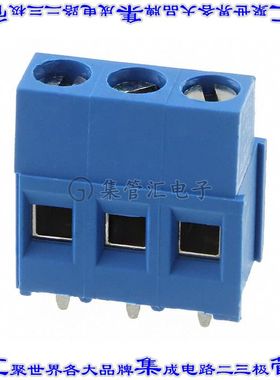 796681-3 线对板连接器3POS接线端子5mm通孔水平带板