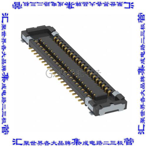AXG740047A 板对板连接器40POS插口中央触点带2排0.35mm表贴SMD镀