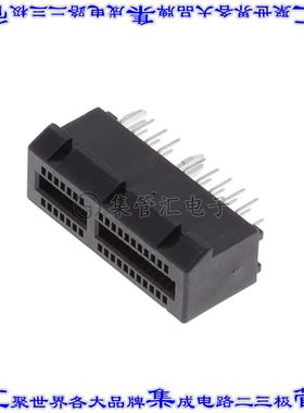 10018783-11200TLF 卡边缘连接器36POS母头2排1mm黑色镀金