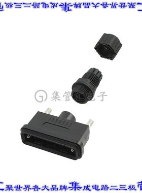 967-025-010R011 连接器25POS后壳180度无屏蔽黑色