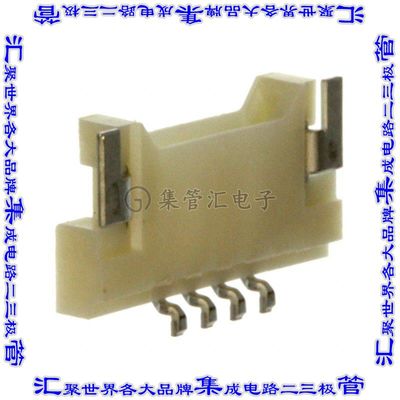 537800470 0537800470针座连接器4POS接头1.25mm公形插针表贴SMD