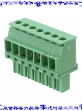 1862904 端子块连接器7POS插头母插口3.5mm绿色自由悬挂
