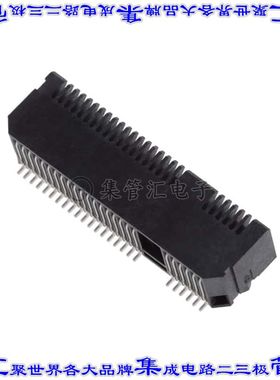 MEC8-125-02-L-D-RA1-TR 卡边缘连接器50POS母头2排0.8mm黑色镀金