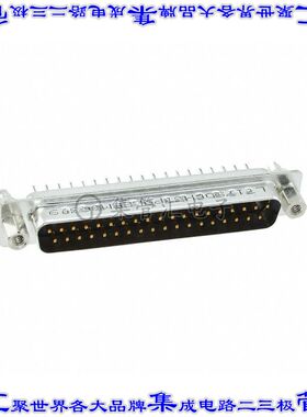 L717SDCH37POL2RM8C309 连接器37POS插头公引脚2排D-Sub通孔