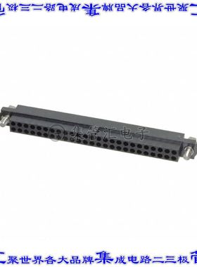 M80-4145098 矩形连接器外壳50POS插座2排2mm母形插口黑色自由悬