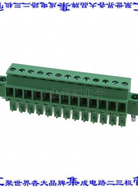 OSTTS13315C 端子块连接器13POS插头母插口3.81mm绿色自由悬挂