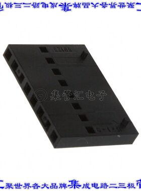 901230108 0901230108矩形连接器外壳8POS插座2.54mm母形插口黑色