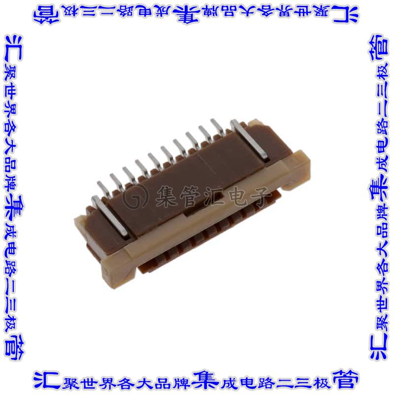 SFW10R-6STE1LF 连接器10POS CIC 1mm触点顶部表面贴装直角