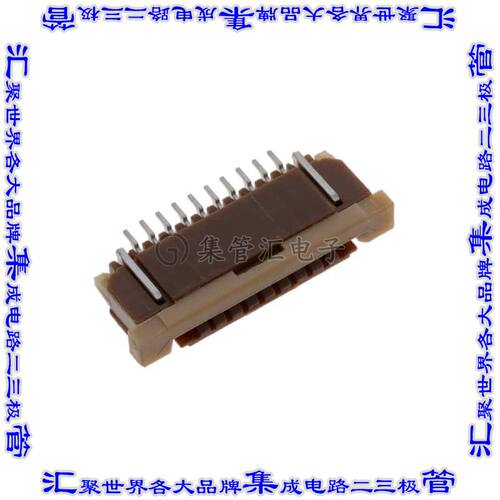 SFW10R-6STE1LF 连接器10POS CIC 1mm触点顶部表面贴装直角