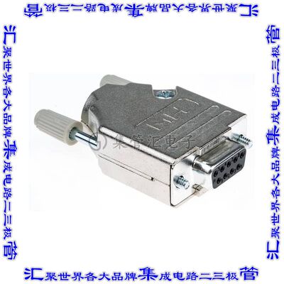 MHDTZK9-DM9S-K 连接器9POS后壳180度屏蔽银