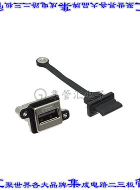 MUSBA11135 连接器USB-A插座4POS USB 2.0通孔直角